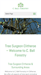 Mobile Screenshot of cballforestry.co.uk