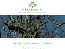 Tablet Screenshot of cballforestry.co.uk